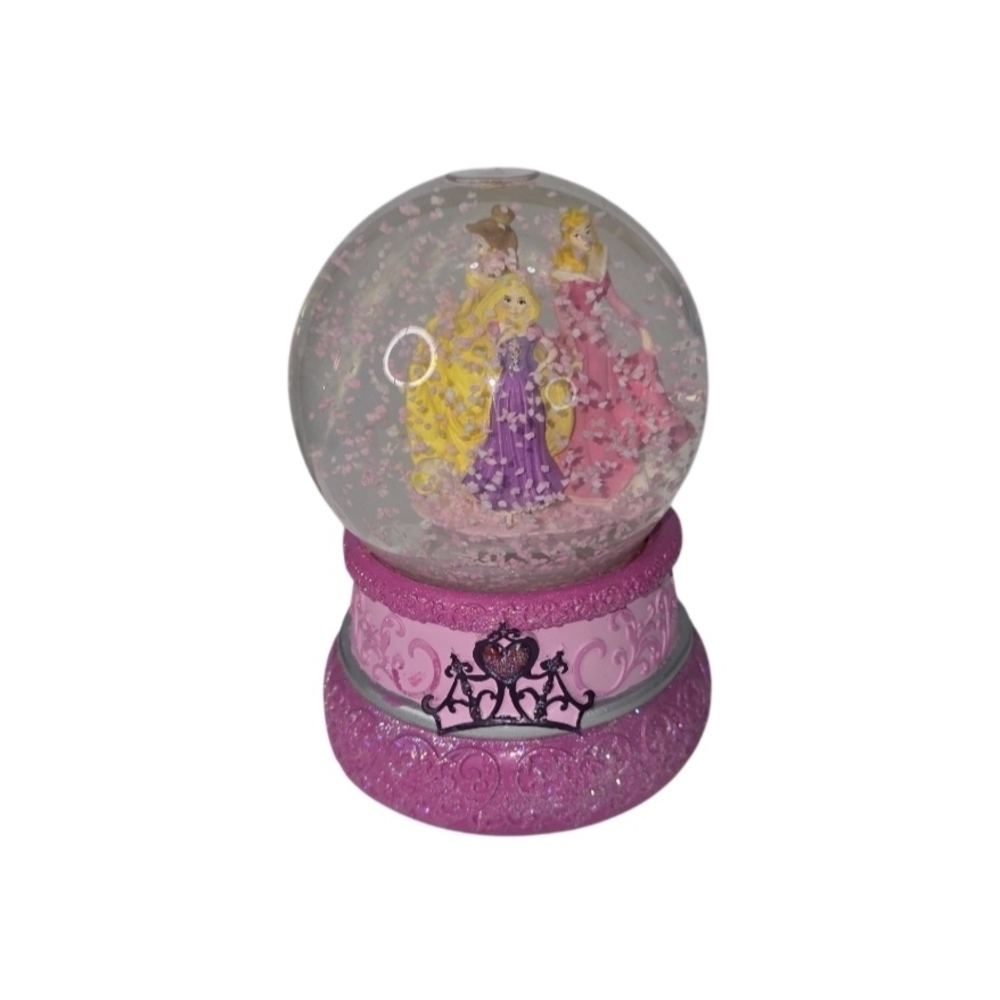 Disney Princess Snow Globe W/Wind-up Music Box Tune Fur Elise Read Description